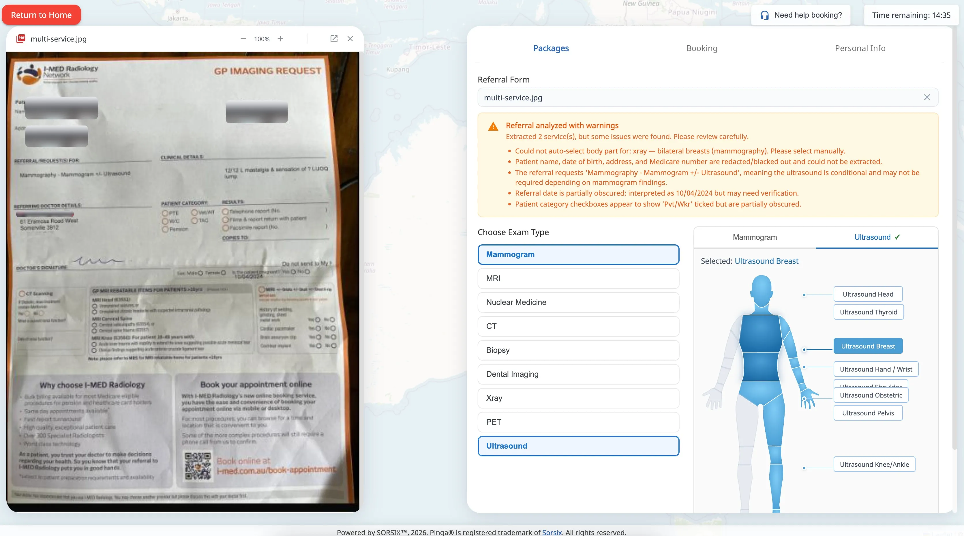 Structured reporting and dictation workflow