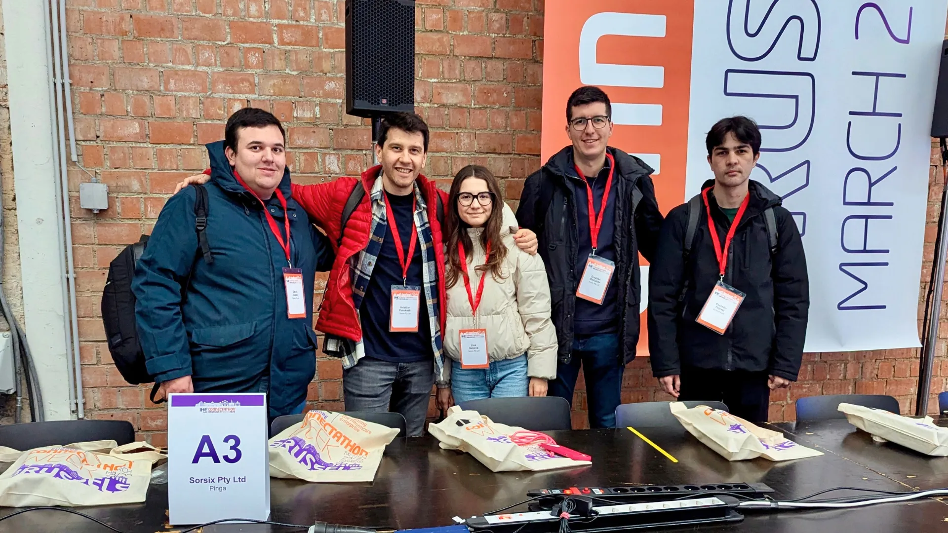 Sorsix booth at the Connectathon 2026